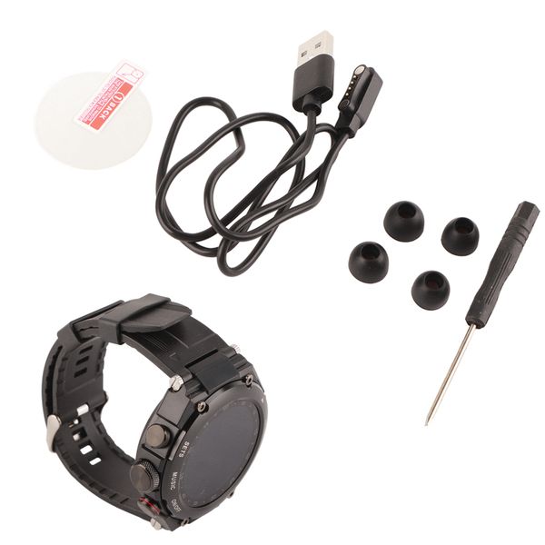 T92 2 in 1 TWS Bluetooth Headset Dialing Calls Heart Rate Blood Smartwatch