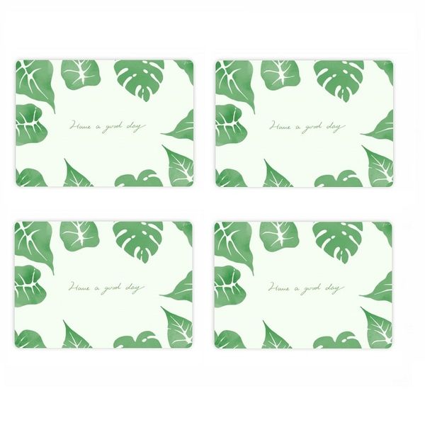 Set of 4 Table Placemat Silicone Mat Non Slip mat Dining Heat Resistant mat
