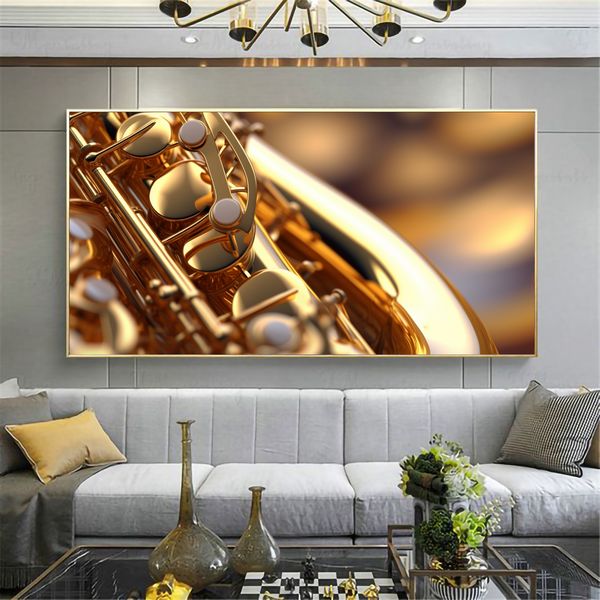 Canvas Wall Decor - Saxophone Serenity - 0419