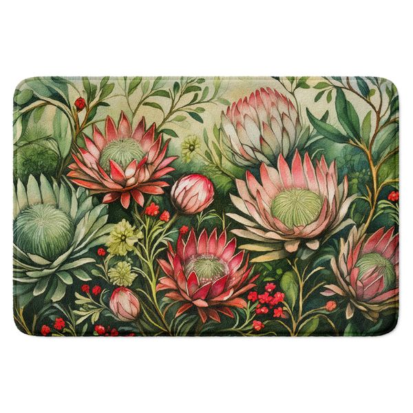 Cape Art Memory Foam Bath Mat Floral Paradise