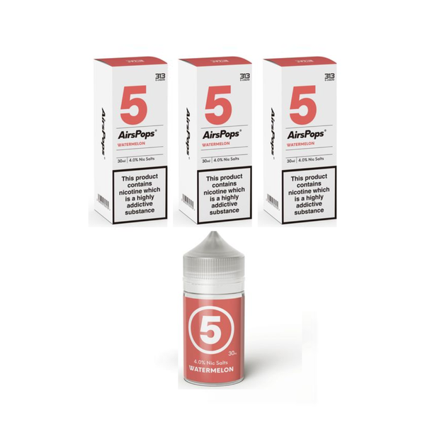 Airscream - 3 Pack E-Liquids - Watermelon - 30ml - 4% Nic Salts