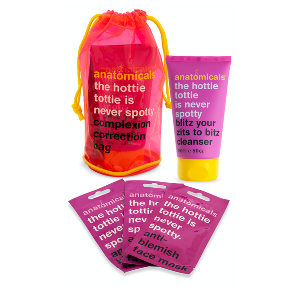 Anatomicals The Hottie Tottie Is Never Spotty Cleanser &amp; 3 Face Masks Pack