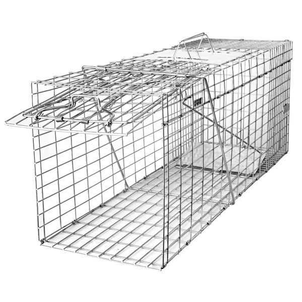 Heavy Duty Folding Animal Cage- White