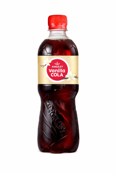 Kingsley Cola Vanilla Flavoured Drink 500ml Bottles (Pack of 24)