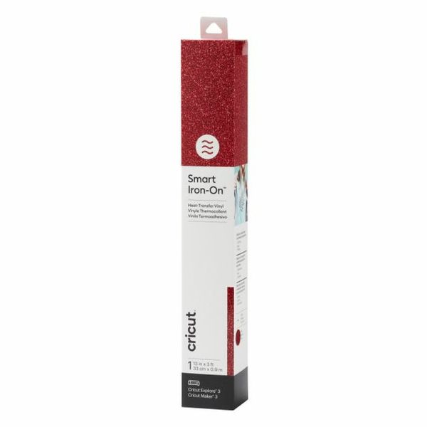 Cricut Smart Iron-on 33x91cm 1 sheet (Glitter Red)