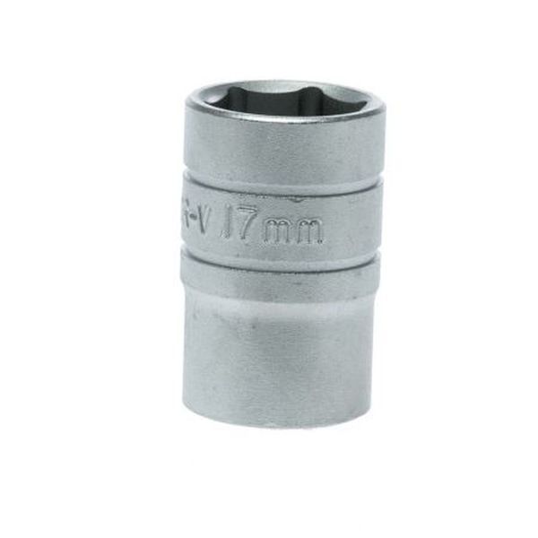 TengTools - 1/2inch Drive 6 Point Socket 17mm - M1205176-C