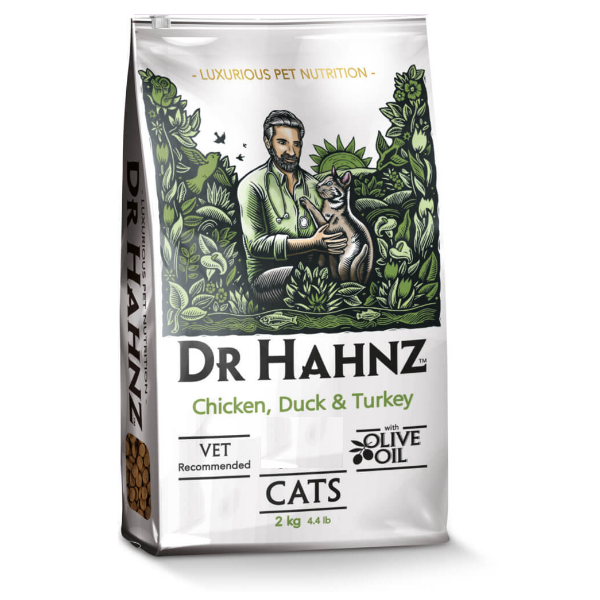 Dr Hahnz Cat Food Chicken, Duck &amp; Turkey (2kg)