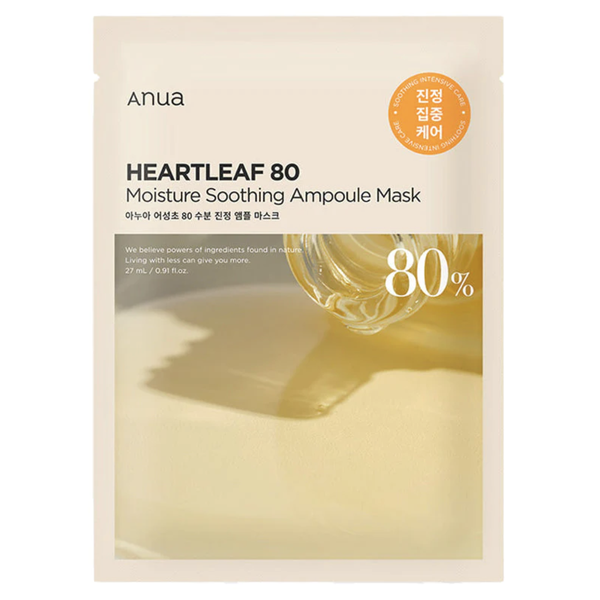 Korean Face Mask anua Heartleaf 80 Moisture Soothing Ampoule Mask