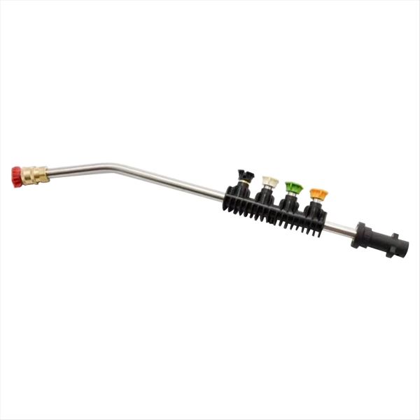 High-Pressure Car Wash Nozzle Extended Bent Rod Compatible with Universal