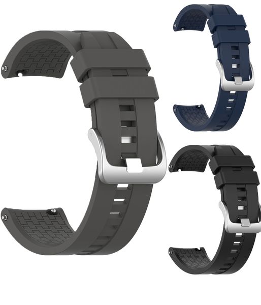 Silicone Band Compatible with HuaWei GT2/GT/watch3/watch Pro 22mm