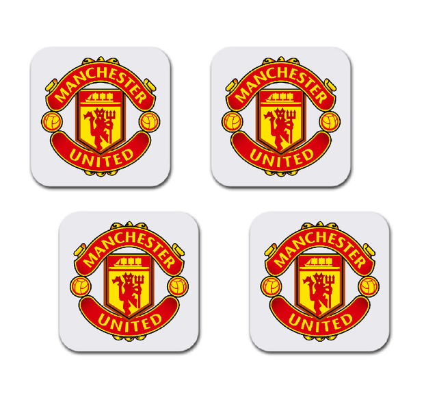 Manchester United Coasters - Protect Your Surfaces in Style!