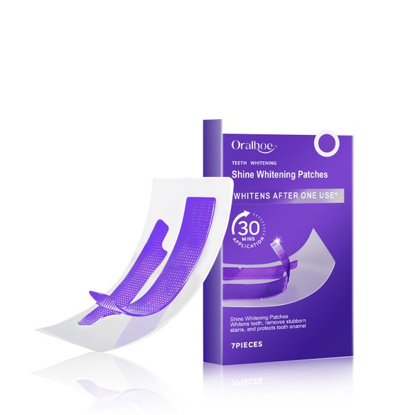 Teeth Whitening Strips Gentle Brightening 7pcs Daily Use