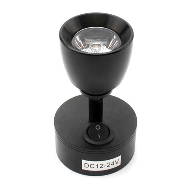 Bedside Spotlight Rv Light Reading Lamp For Rvs Boats Etc(Black)