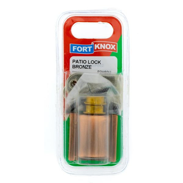 FORT KNOX Patio Lock BRONZE 38mm x 48mm Q:1 P2H60U