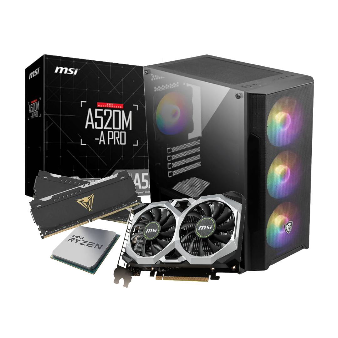 MSI Gamer V1 - AMD Ryzen 5 5500 / GTX 1660 Gaming PC | Shop Today