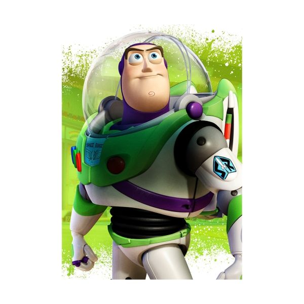 Buzz Green Abstract - A1 poster