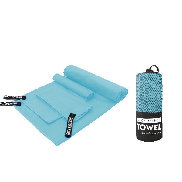 3 Quick-Dry Towels Set, Ultrafine Fiber Sports &amp; Travel Towels, Highly