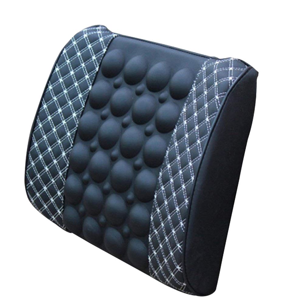 Portable 12V Electric Car Lumbar Electric Massage Waist Pillow