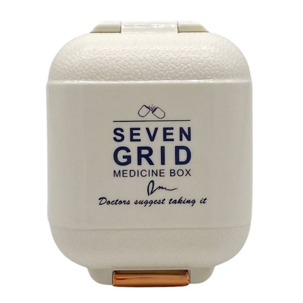 Bestby - Moisture-Proof 7 Grids Pill Case Organizer Tablet Medicine Box