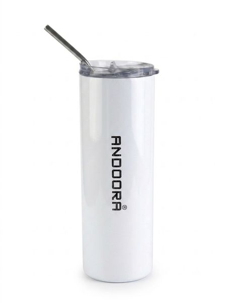 Andoora White Stainless steel 0.6 L Tumbler