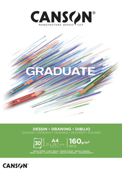 Canson GRADUATE Draw 30S A4 160G