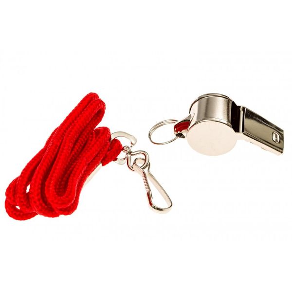 Metal Whistle with Lanyard