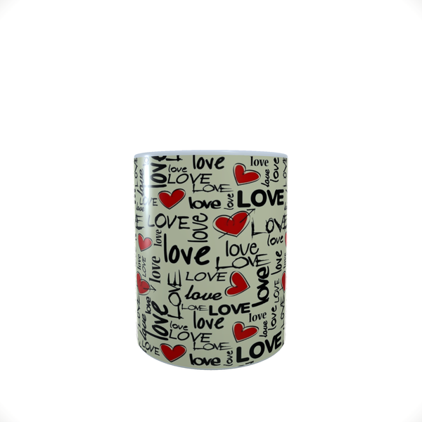 Valentines Day - Love Text - Aesthetic - Coffee Mug