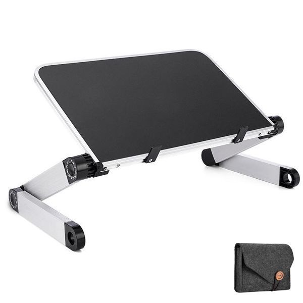 Optic Ergonomic Aluminum Design Portable Stand for Laptop with Pouch