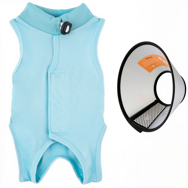 Cat Dog Recovery Suit &amp; Soft Cone Set
