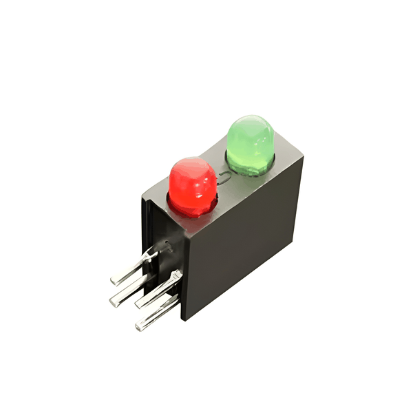 L-7104MD/1G1ID 3mm Bi-Level Green/Red LED 90 Housed Lamp