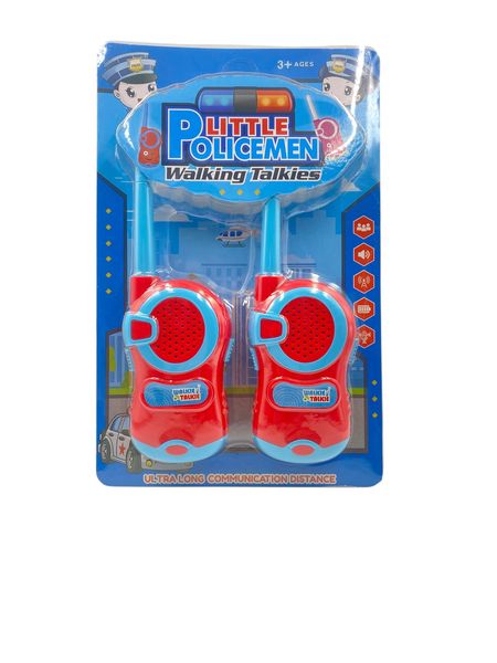 Little Policemen Walkie Talkies - Kids Role Play Communication Toy Set of 2