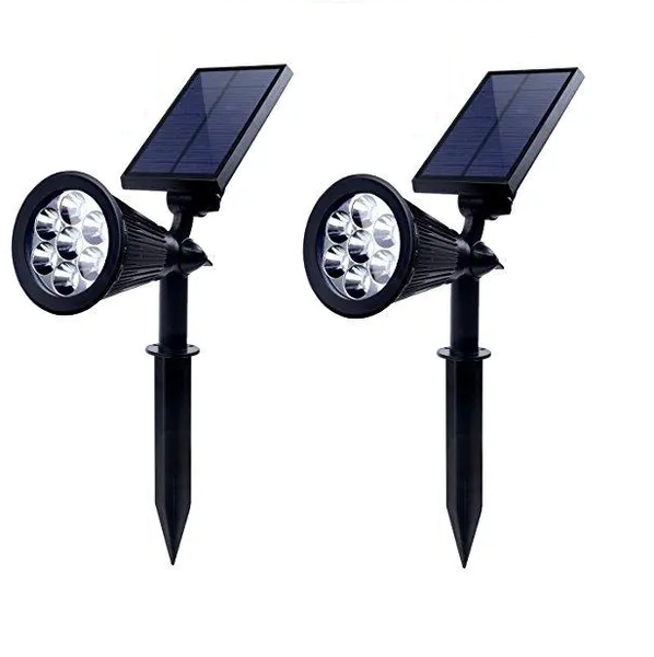 Solar Colorful LED Garden Lamp - 2 Pack