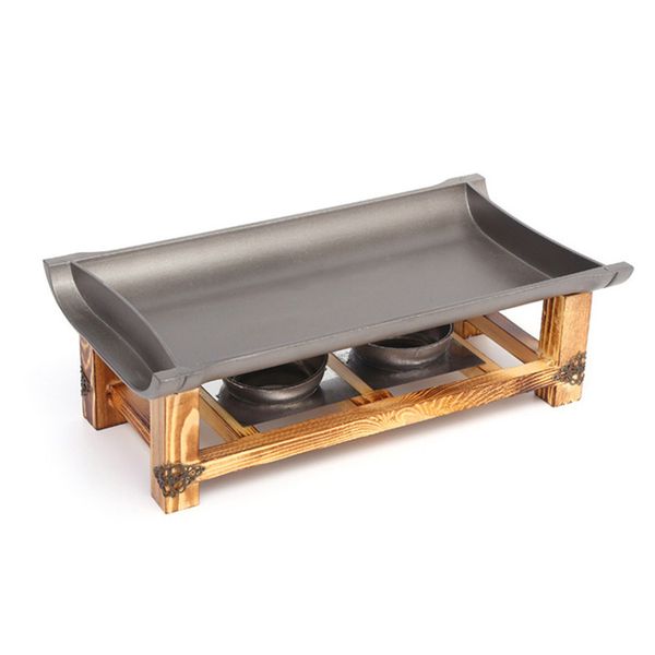 Household Solid Alcohol Grilled Fish Tray - Sizzling Plate
