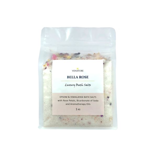 Bella Rose Luxury Bath Salts - 1KG