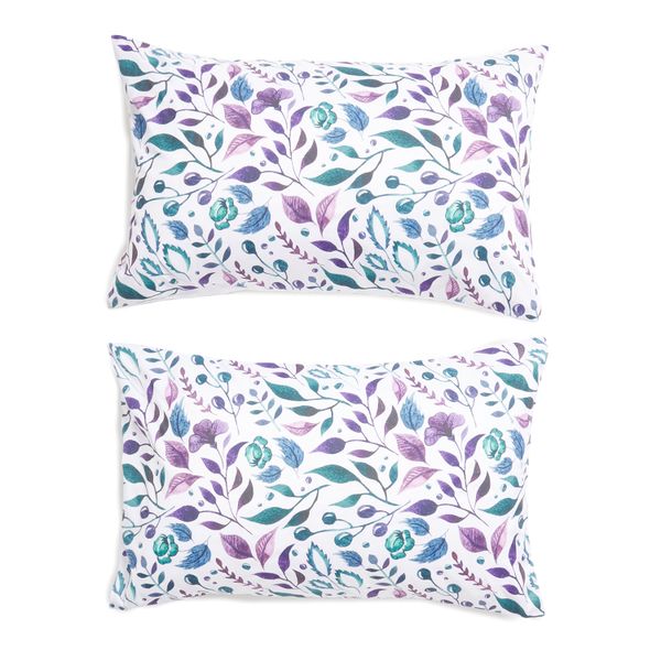 George &amp; Mason - Textured Leaves Pillowcase - Set of 2