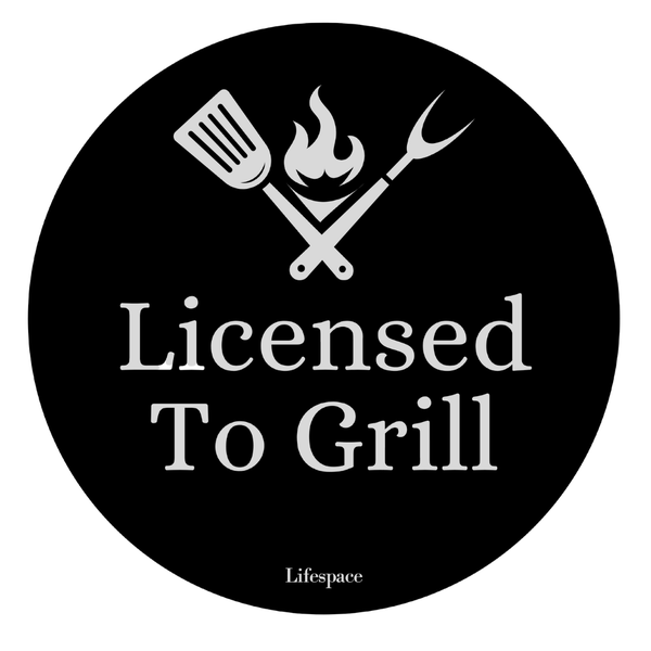 Lifespace "Licensed to Grill" Drinks Bar Coasters