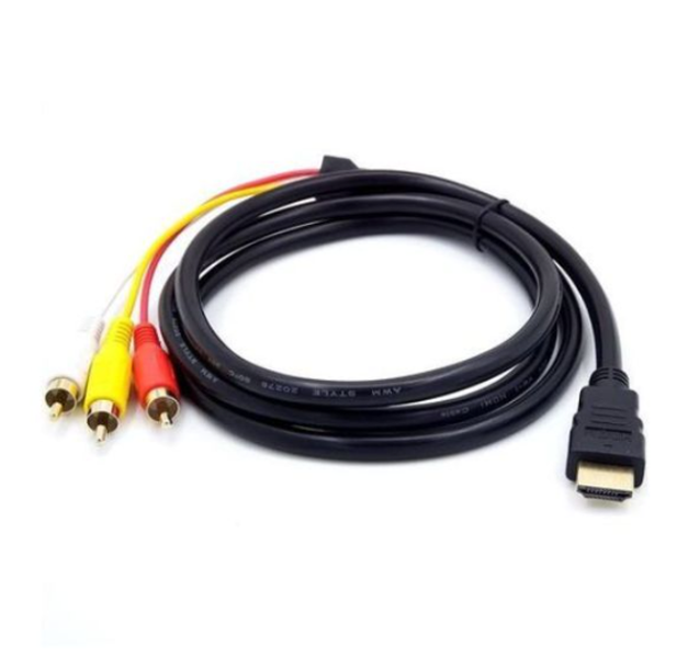 SlingTech HDMI Male to 3-RCA Video Audio AV Cable - 1.5m