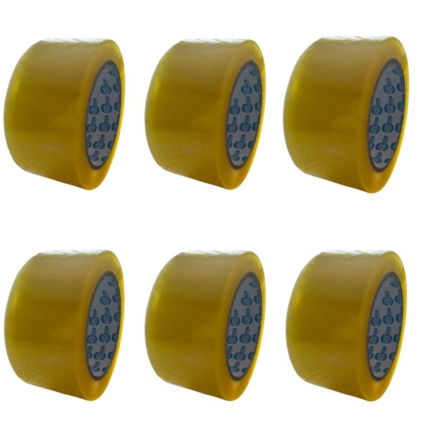 Avast Packaging Tape Clear 48mm x 100m (6 Pack)