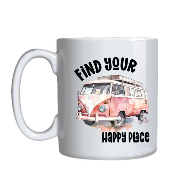 Find your happy Mugs for Adventure Lovers Trendy Graphic Cup Present 014