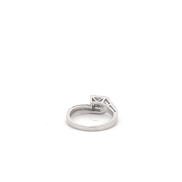 Women White Gold Bands Ring