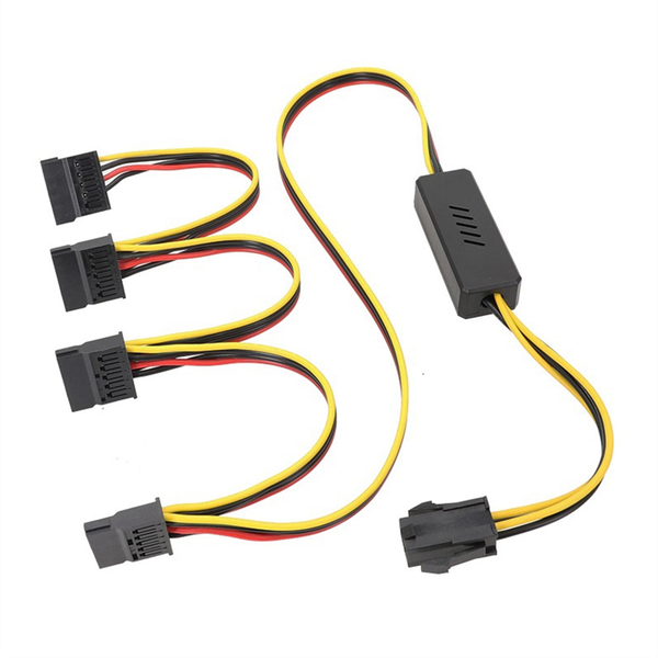 Motherboard CPU 4Pin to Hard Drive Cable 12V to SATA Hard Drive Cable