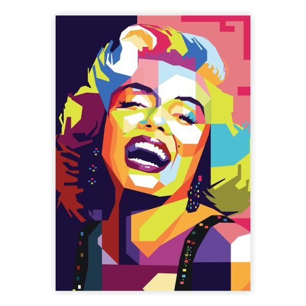 Marilyn Monroe Artistic Colour - A1 Poster