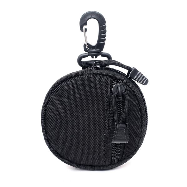 Tactical Molle Pouch EDC Key Coin Bag with Hook for Hunting - Green