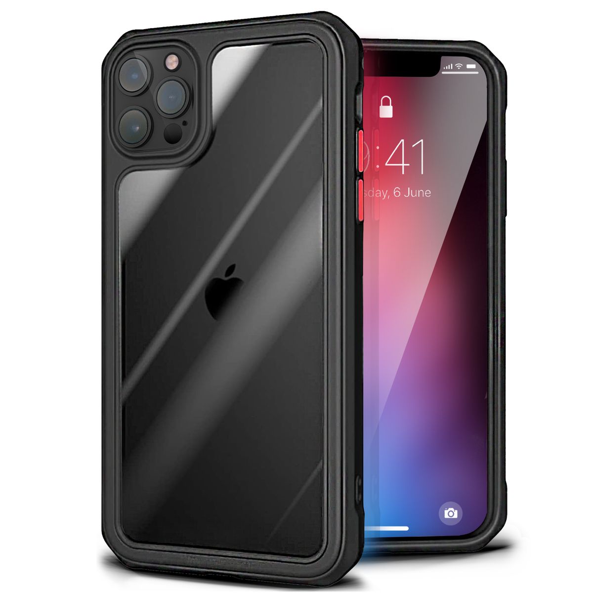 ORRO iPhone 13 Pro Max Slim Shockproof Clear Back Case | Shop Today ...