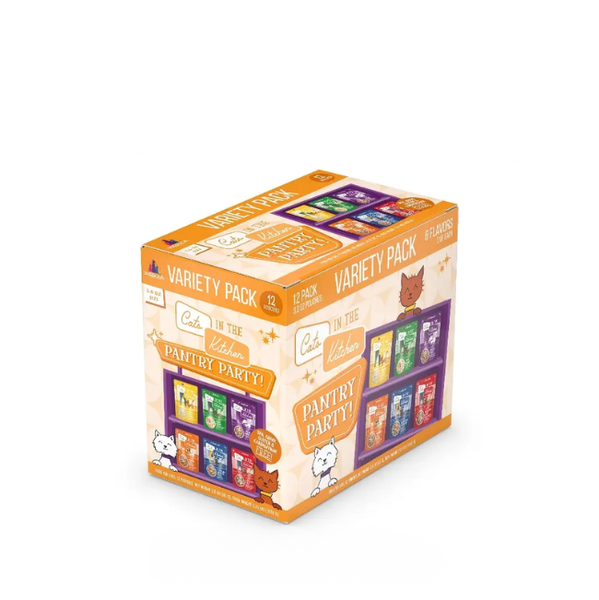 Weruva Pantry Party Variety Cat Food Pouches 12 x 85g Grain Free