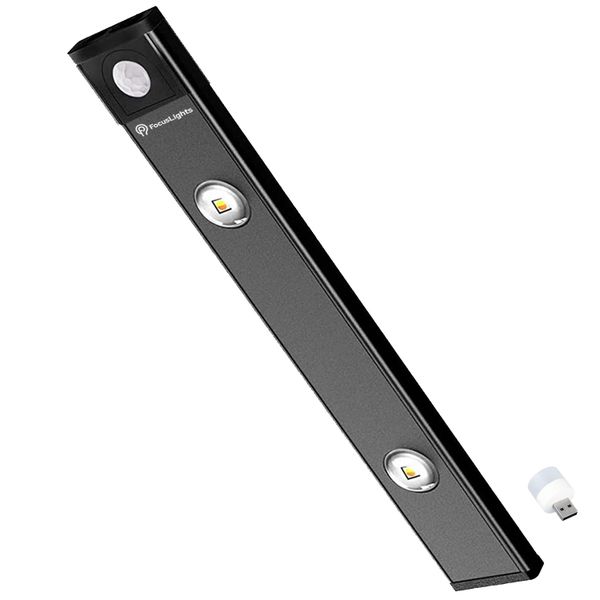 FocusLights Rechargeable Smart LED Motion Sensor Under Counter Light 30cm