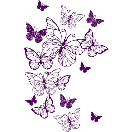 Download Butterfly Cloud Sticker Decal Purple Buy Online In South Africa Takealot Com