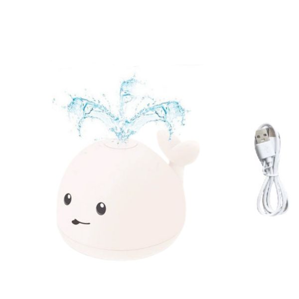 Whale Water Spray Baby Bath Toy: Light-Up Fun