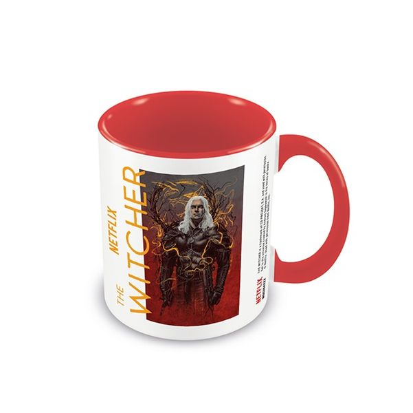 The Witcher (Geralt The Wolf) Red Coloured Inner Mug