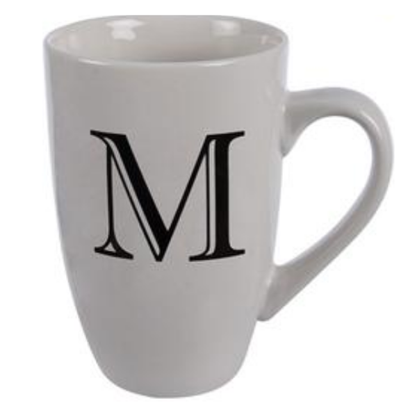 SD Homeware - Letter M Mug (2 x 400ml)